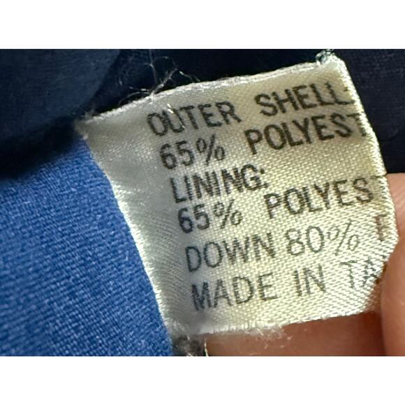 VTG Skor Adventure Outdoor Gear Men's M Cobalt Blue Down-Filled Vest - Picture 9 of 10